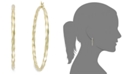 Macy's Twist Hoop Earrings in 14k Gold Plated Sterling Silver